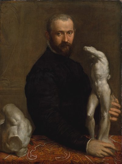 Alessandro Vittoria, c.1580 (tuval üzerine yağlı boya) by Veronese
