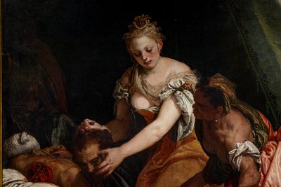 Holofernes'in başı olan Judith, detay by (1528 88) Veronese