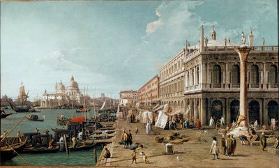 Molo, Biblioteca Marciana ve Aziz Theodore Sütunu