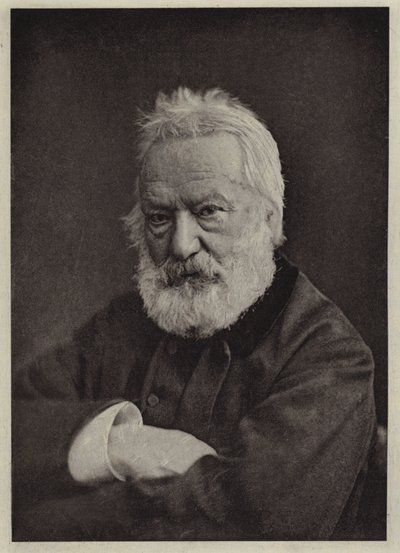 Victor Hugo (s/b fotoğraf) by Nadar
