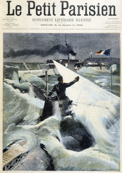 “” Le Morse”” denizaltı deneyimi - 11/08/1901