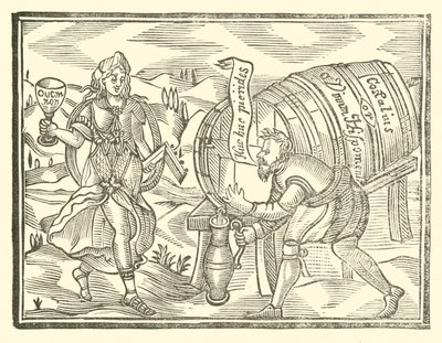 Roxburghe Baladları için İllüstrasyon (tahta baskı) by (after) English School