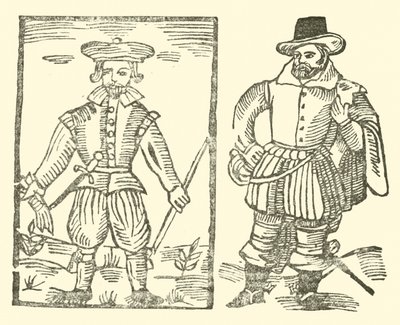 Roxburghe Baladları için İllüstrasyon (tahta baskı) by (after) English School