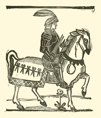 Roxburghe Baladları için İllüstrasyon (tahta baskı) by (after) English School