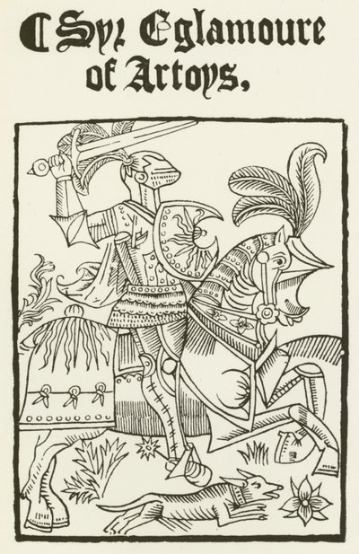 Sir Eglamoure of Artoys (gravür) by (after) English School