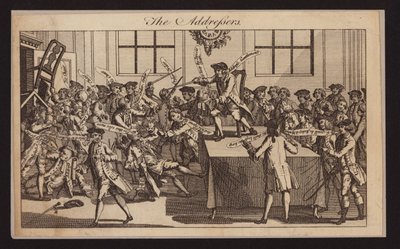 The Addressers (gravür) by (after) English School