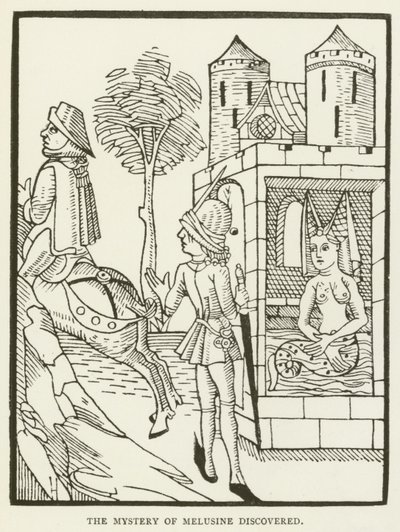 Keşfedilen Melusine gizemi (gravür) by (after) English School