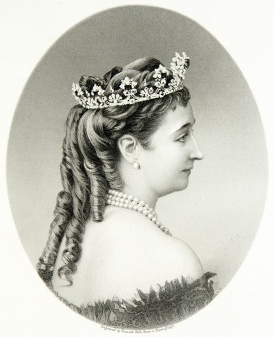Eugenie (gravür) by (after) English photographer