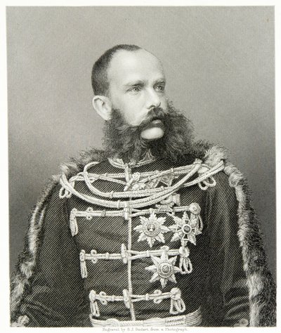 Francis Joseph (gravür) by (after) English photographer