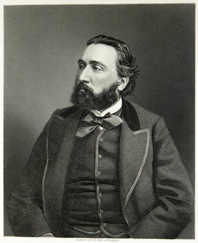 Léon Gambetta (gravür) by (after) English photographer
