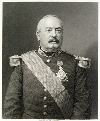 Mareşal Bazaine (gravür) by (after) English photographer