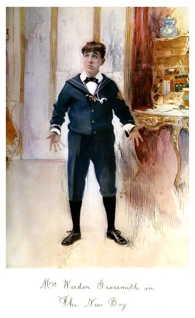 Weedon Grossmith "The New Boy"da by (after) English photographer
