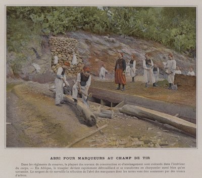 Range Marker Shelter (renkli fotoğraf) by (after) French Photographer