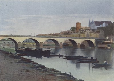 Angers, La Maine (renkli fotoğraf) by (after) French Photographer