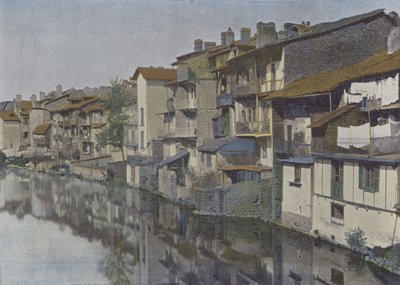 Aurillac, La jordanne (renkli fotoğraf) by (after) French Photographer