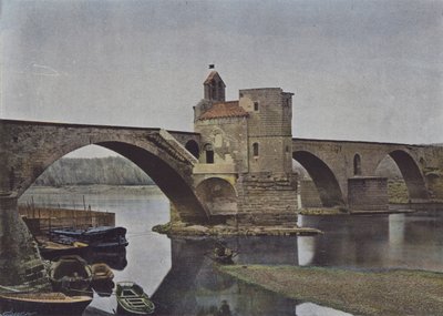 Avignon, Pont Saint-Benezet (renkli fotoğraf) by (after) French Photographer