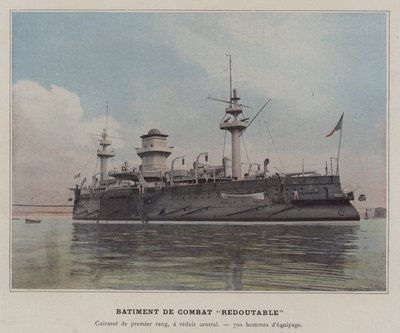"Müthiş" zırhlısı (renkli fotoğraf) by (after) French Photographer