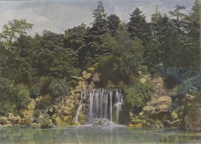 Bois de Boulogne, La Cascade (renkli fotoğraf) by (after) French Photographer
