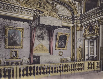 Chambre de Louis XIV, Louis XIV Yatak Odası (renkli fotoğraf) by (after) French Photographer