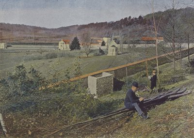 Chevreuse, Port-Royal Manastırı (renkli fotoğraf) by (after) French Photographer