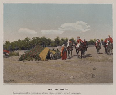 Gourbi Arabe (renkli fotoğraf) by (after) French Photographer