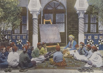 Arap Okulu (renkli fotoğraf) by (after) French Photographer
