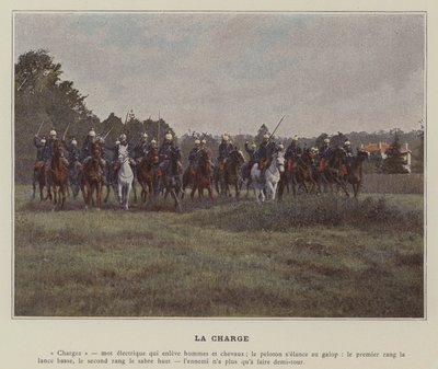 La Charge (renkli fotoğraf) by (after) French Photographer