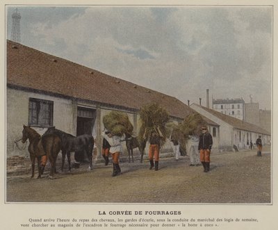 The Forage Corvee (renkli fotoğraf) by (after) French Photographer