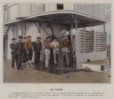 La Forge (renkli fotoğraf) by (after) French Photographer