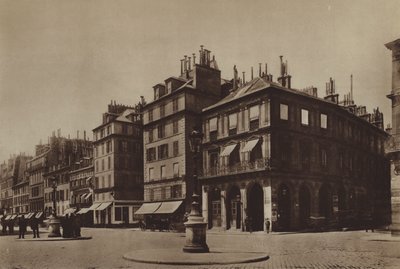 Eski Saint-Lazare istasyonu (s / b fotoğraf) by (after) French Photographer