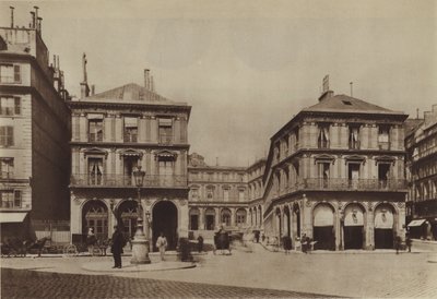 Eski Saint-Lazare istasyonu (s / b fotoğraf) by (after) French Photographer
