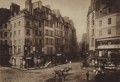 Eski Place Maubert (s/b fotoğraf) by (after) French Photographer