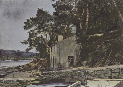 Le Loch, bir Auray (renkli fotoğraf) by (after) French Photographer