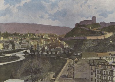 Lourdes, Genel görünüm (renkli fotoğraf) by (after) French Photographer