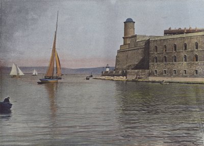 Marsilya, Fort Saint-Jean (renkli fotoğraf) by (after) French Photographer