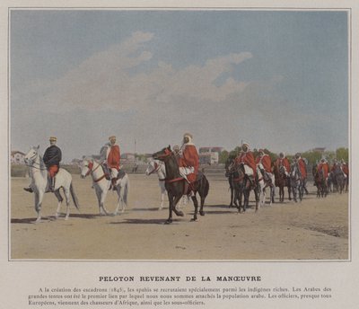 Manevradan Dönen Takım (renkli fotoğraf) by (after) French Photographer