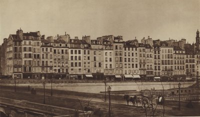 1855 civarında Quai Le Pelletier, şimdi Quai de Gesvres