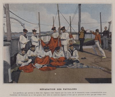 Pavyonların Onarımı (renkli fotoğraf) by (after) French Photographer
