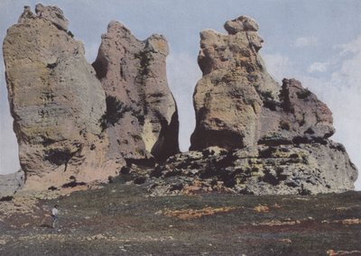 Roquesourde (renkli fotoğraf) by (after) French Photographer