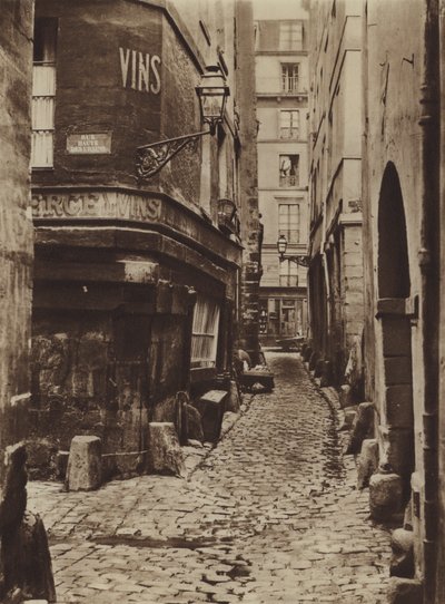 1865 yılında Rue Glatigny, rıhtım tarafından çekilmiş (s/b fotoğraf) by (after) French Photographer