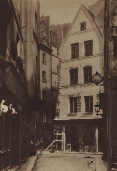 Rue Pirouette ve Rue Mondetour (s / b fotoğraf) by (after) French Photographer