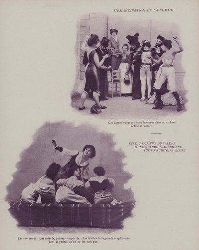 Kadının kurtuluşu (s/b fotoğraf) by (after) French Photographer