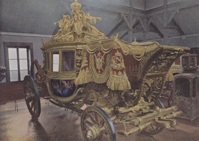 Charles X taç giyme töreni arabası (renkli fotoğraf) by (after) French Photographer