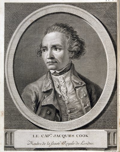 Kaptan James Cook, Londra Kraliyet Cemiyeti üyesi by (after) French School