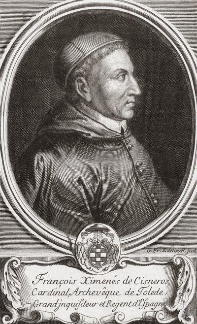 Francisco Jiménez de Cisneros. Vesika by (after) French School
