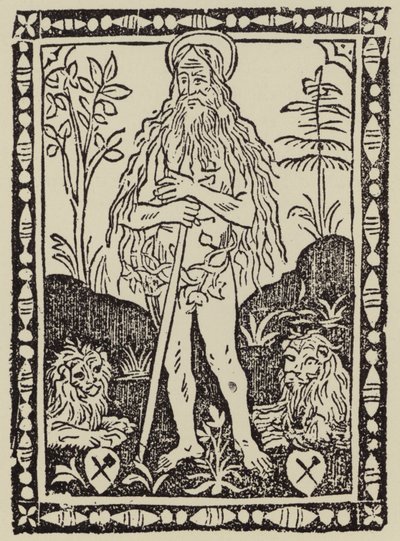 Aziz Josaphat (tahta baskı) by (after) Italian School