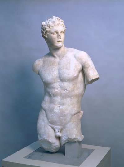 Meleager, MÖ 340 tarihli bir Yunan orijinalinden sonra Roma kopyası, MS 70-100 dolayları (Parian mermeri) by (after) Skopas of Paros