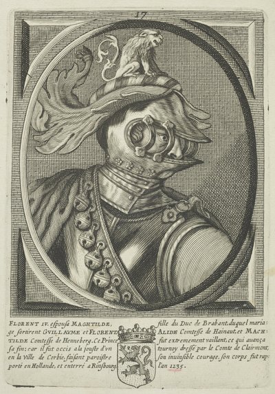 Floris IV, Hollanda Kontu (gravür) by (attr.to) French School