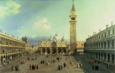 Piazza San Marco, Venedik, c.1730-35 by Giovanni Antonio Canal