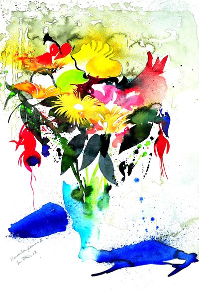 Kasım Çiçekleri II 56x36 by Simon Fletcher